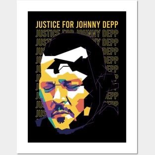 justice for johnny depp on wpap style 2 Posters and Art